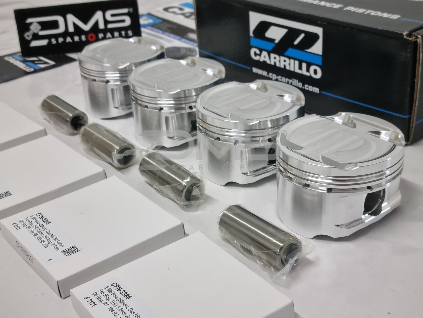 Toyota 3SGTE CP Carillo Forged Piston Set 86mm 9.0:1