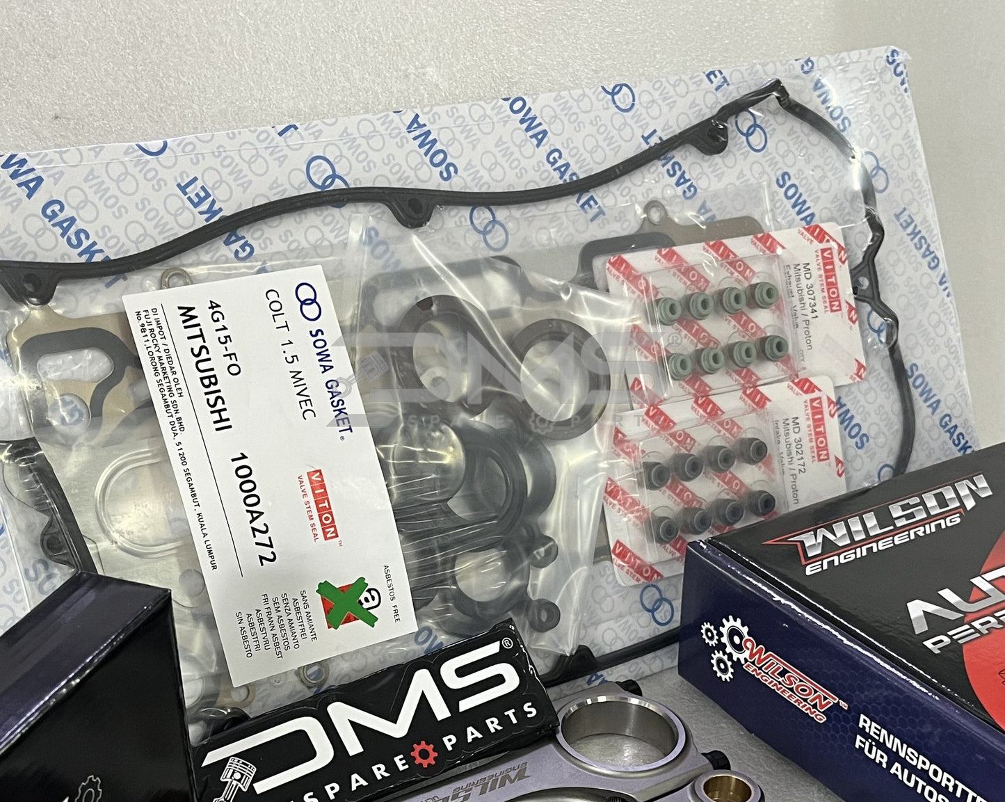 Mitsubishi 4G15T Colt Sowa Top Gasket Set