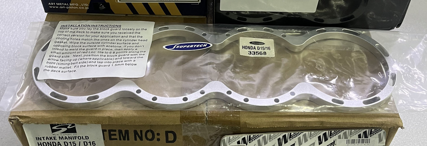 Honda D15/D16 Supertech Block Guard
