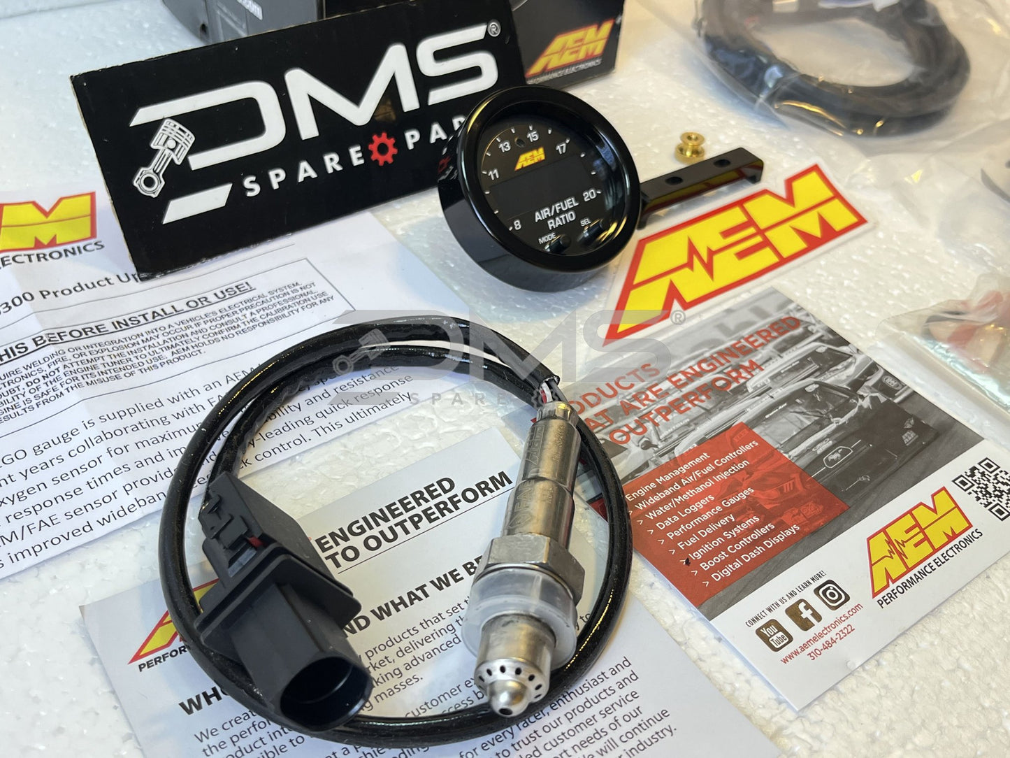 AEM X-Series Wideband UEGO AFR Sensor Controller Gauge